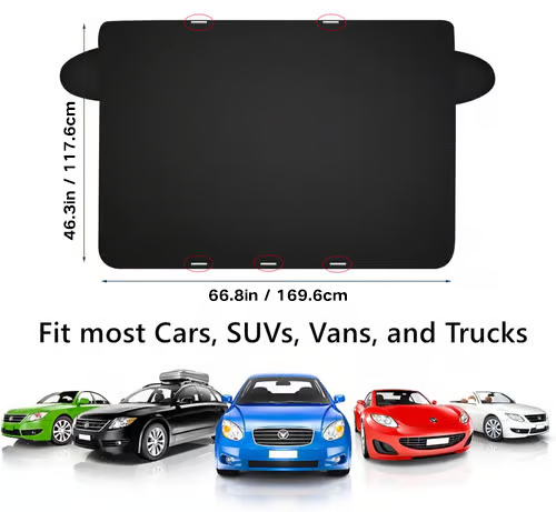 π‘οΈ2025 Upgraded Car Windshield Magnetic Snow Cover