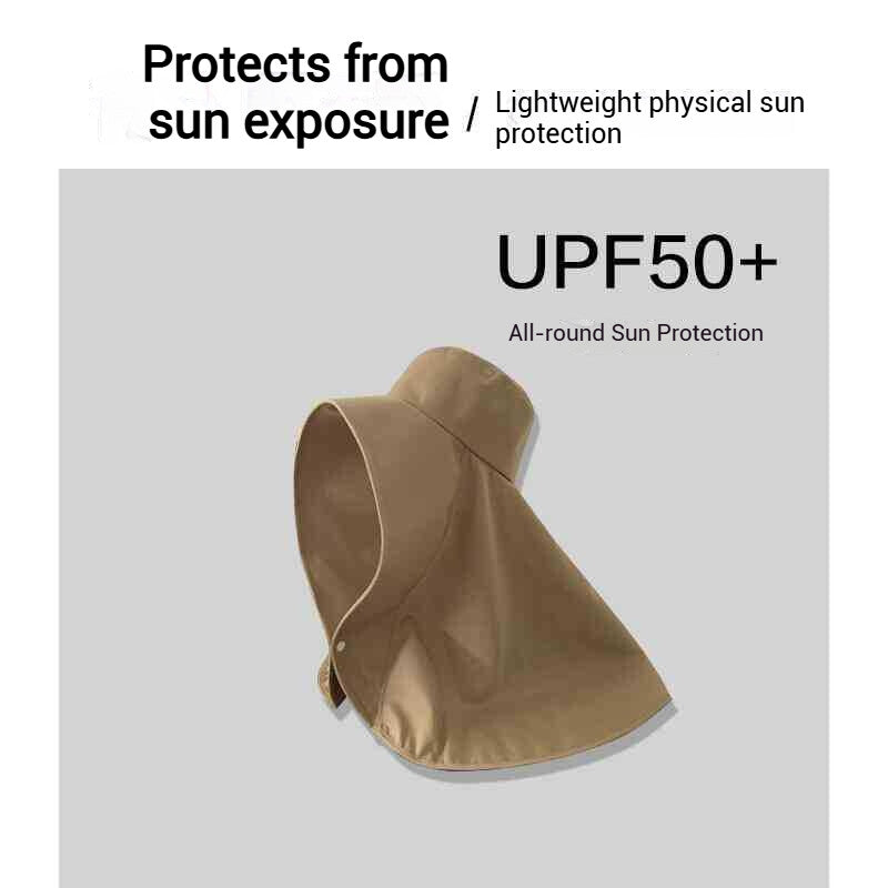 Full Face Sun Protection Large Brim Shawl Sun Hat