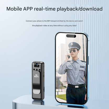 High-definition chest-worn camera for convenient recording