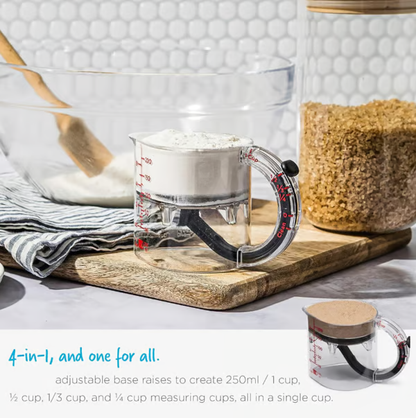 4-in-1 Adjustable Measuring Cup
