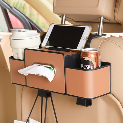 3-in-1 Car Backseat Organizer – Keep Your Ride Clean & Organized!