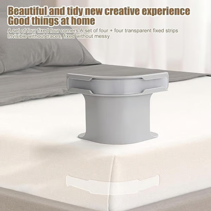 🛏️Bed Sheet Grippers 4 PCS Non-slip Sheet Holders