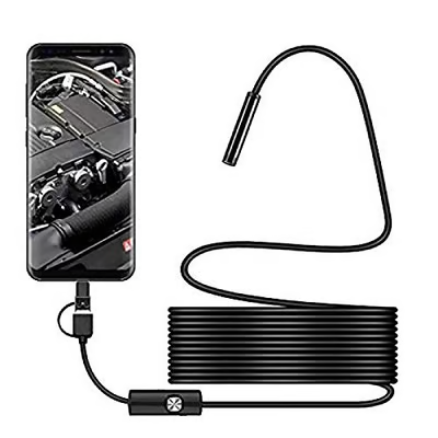 🔎 Plug-and-play endoscope camera – Compatible with Android, USB, and TC