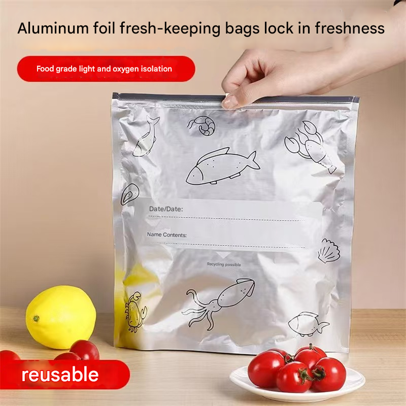 Food grade aluminum foil fresh-keeping bags aluminum foil vacuum packaging bags