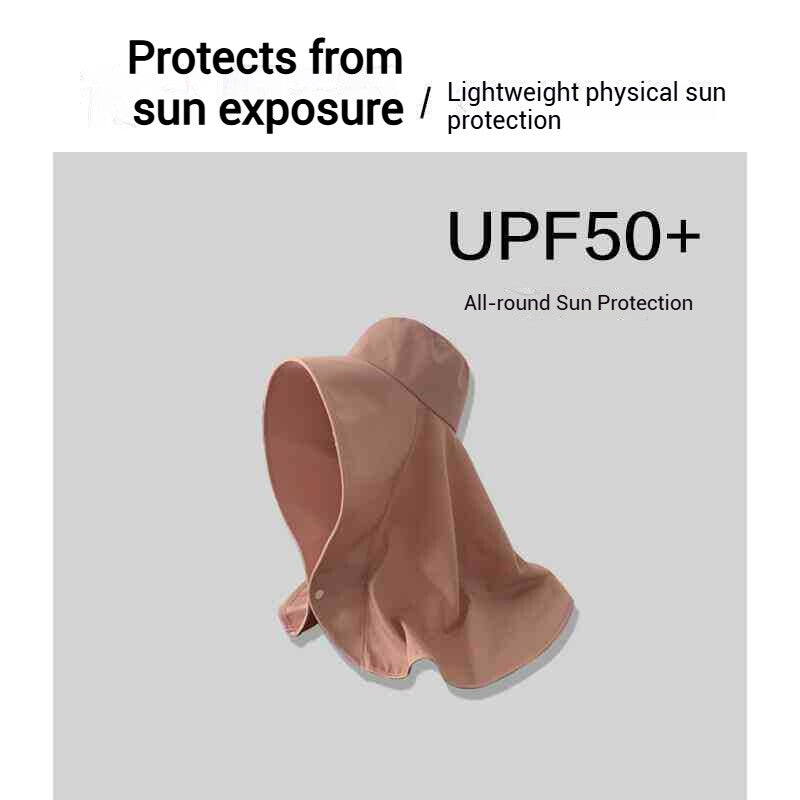 Full Face Sun Protection Large Brim Shawl Sun Hat