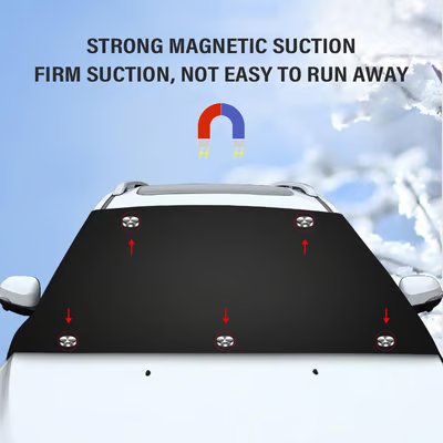 🛡️2025 Upgraded Car Windshield Magnetic Snow Cover