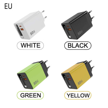 🎁✨3 in 1 Charger Retractable 80W MAX Fast