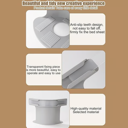 🛏️Bed Sheet Grippers 4 PCS Non-slip Sheet Holders