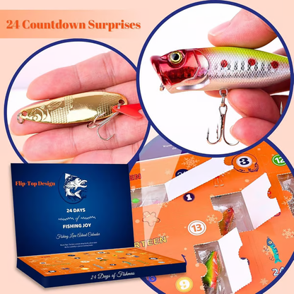 🏆2025 Christmas Hot Sale⚡ 2025 Fishing Advent Calendar - 24 Days of Fishing Lures & Gifts