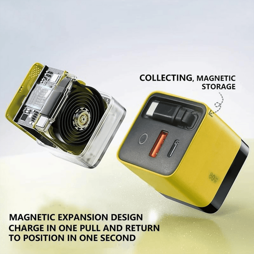 🎁✨3 in 1 Charger Retractable 80W MAX Fast