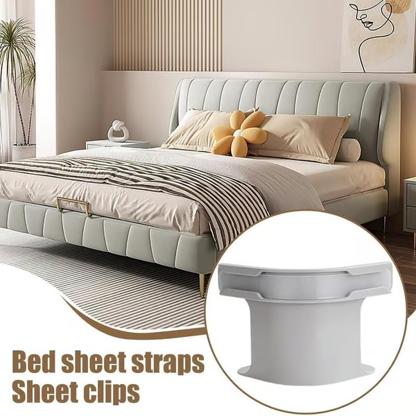 🛏️Bed Sheet Grippers 4 PCS Non-slip Sheet Holders