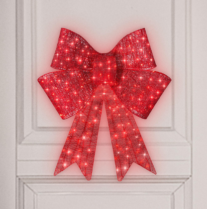 LIT CHRISTMAS BOW