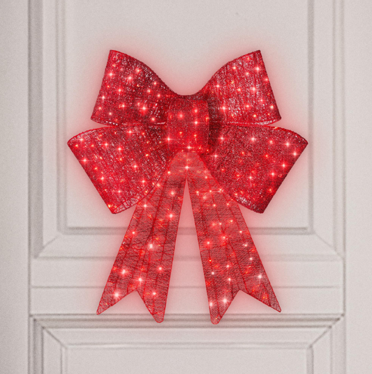 LIT CHRISTMAS BOW