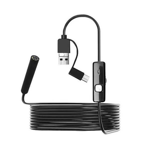 🔎 Plug-and-play endoscope camera – Compatible with Android, USB, and TC